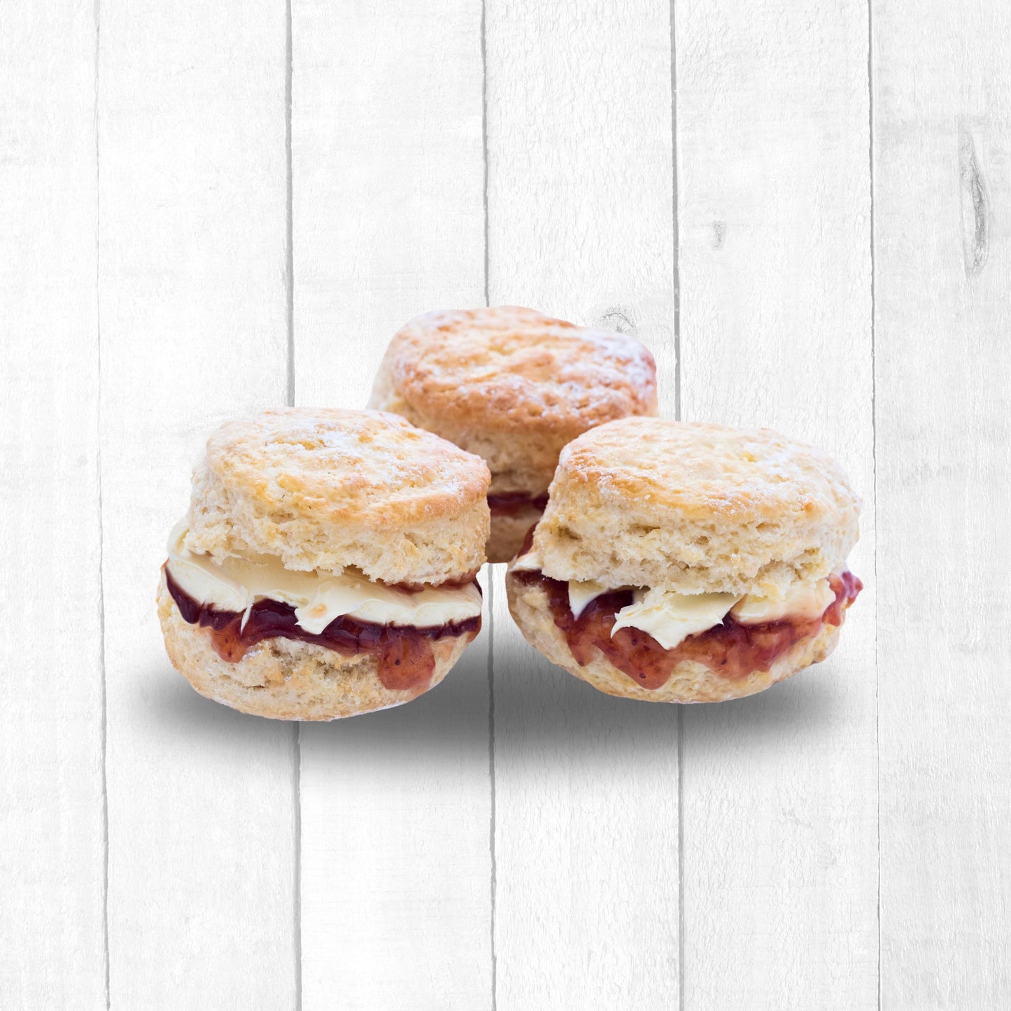 Home-made Scones, Strawberry Jam & Cream