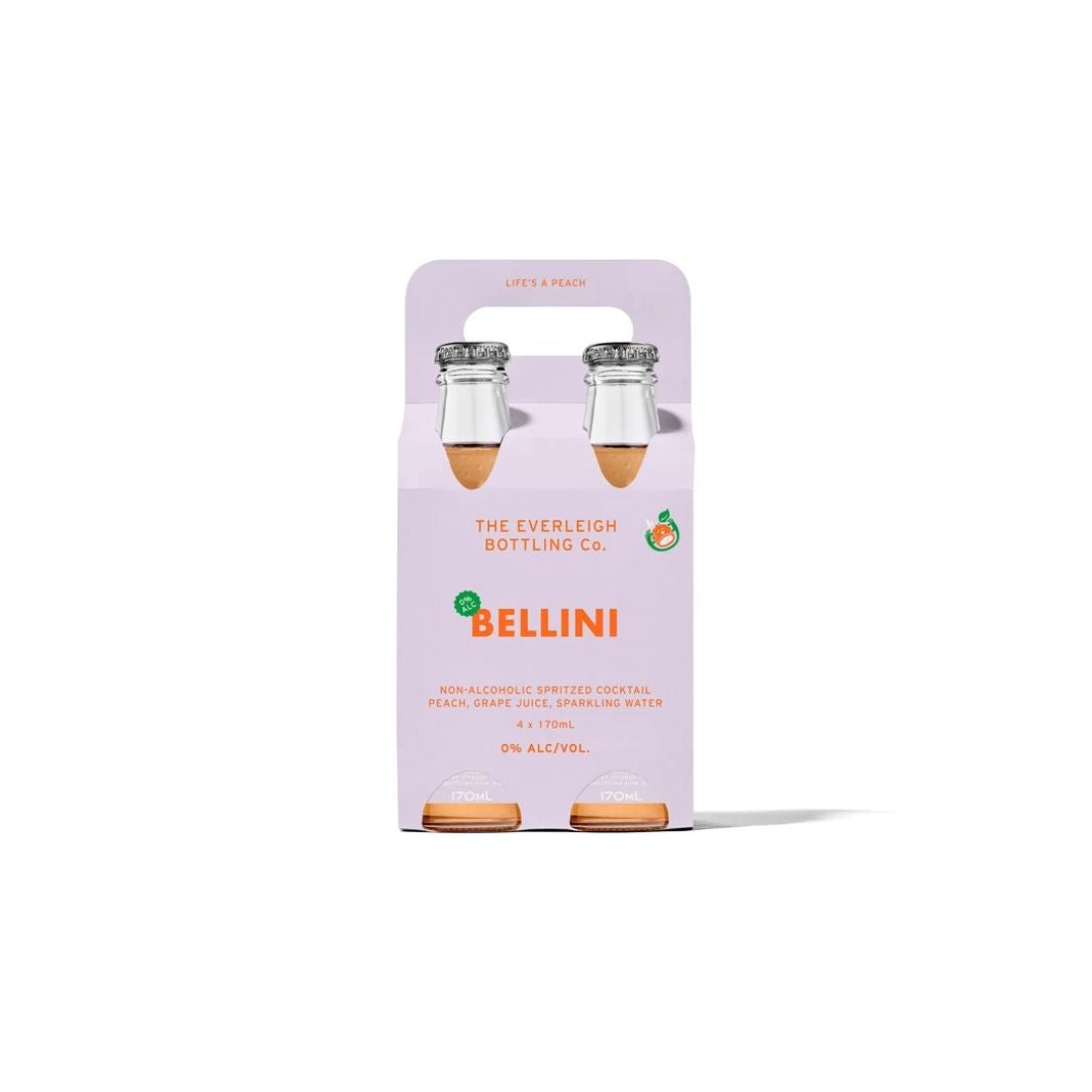 Bellini Spritzed Non-alcoholic Cocktail