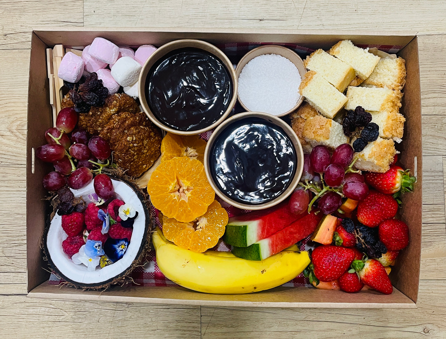 Chocolate Fondue Lamington Box