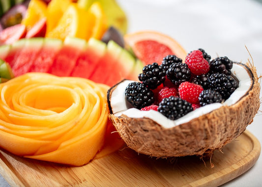A mouth watering fresh fruit platter including in season Australian fruits. Sliced & presented to perfection. This platter is generous, stylish & abundant