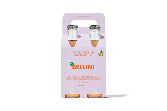 Bellini Spritzed Non-alcoholic Cocktail